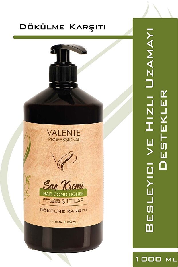 Dökülme Karşıtı Saç Kremi (Argan Özlü) 1000 ML