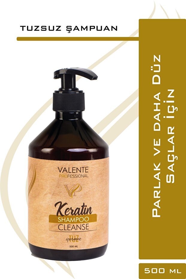 Keratin Tuzsuz Şampuan 500 ML
